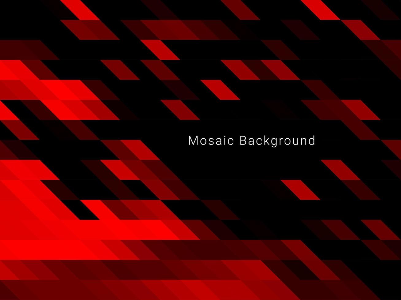 Abstract geometric mosaic pattern modern background vector