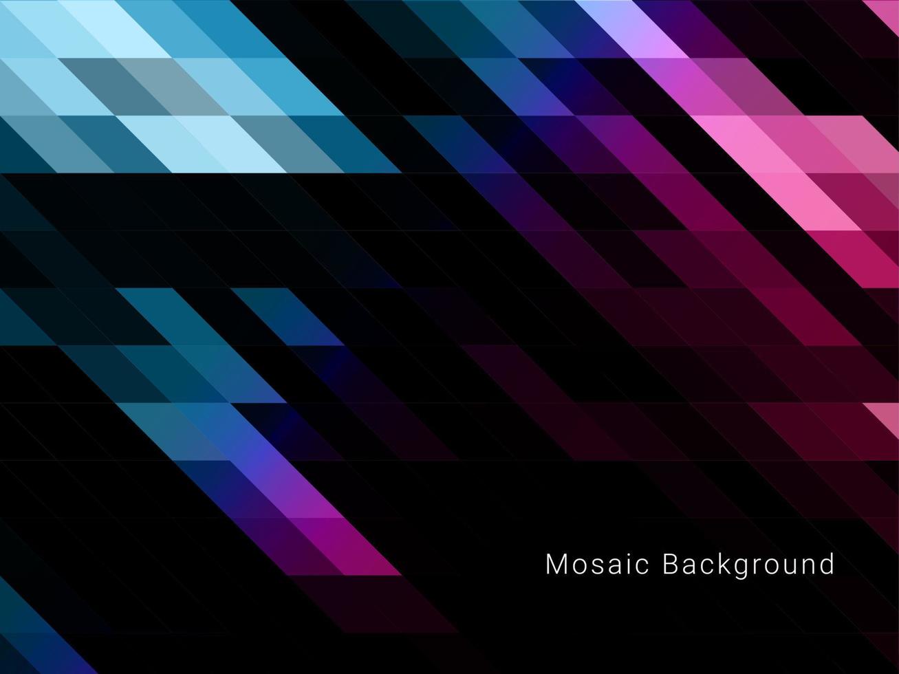 Abstract geometric mosaic pattern modern background vector