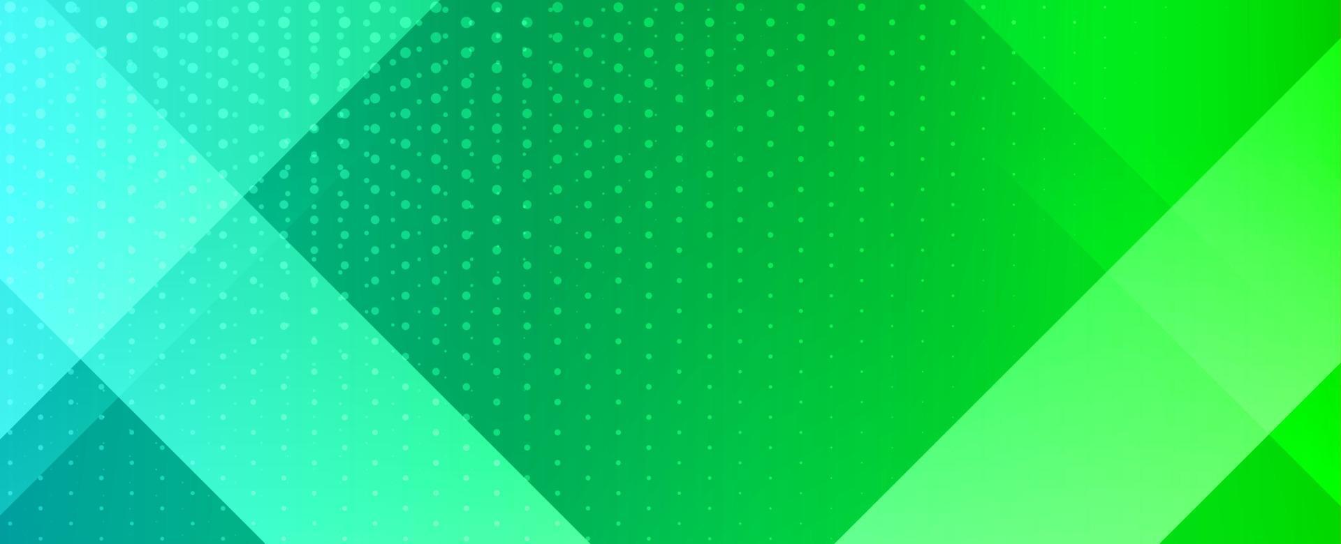 abstract geometric green modern decorative stylish banner background vector
