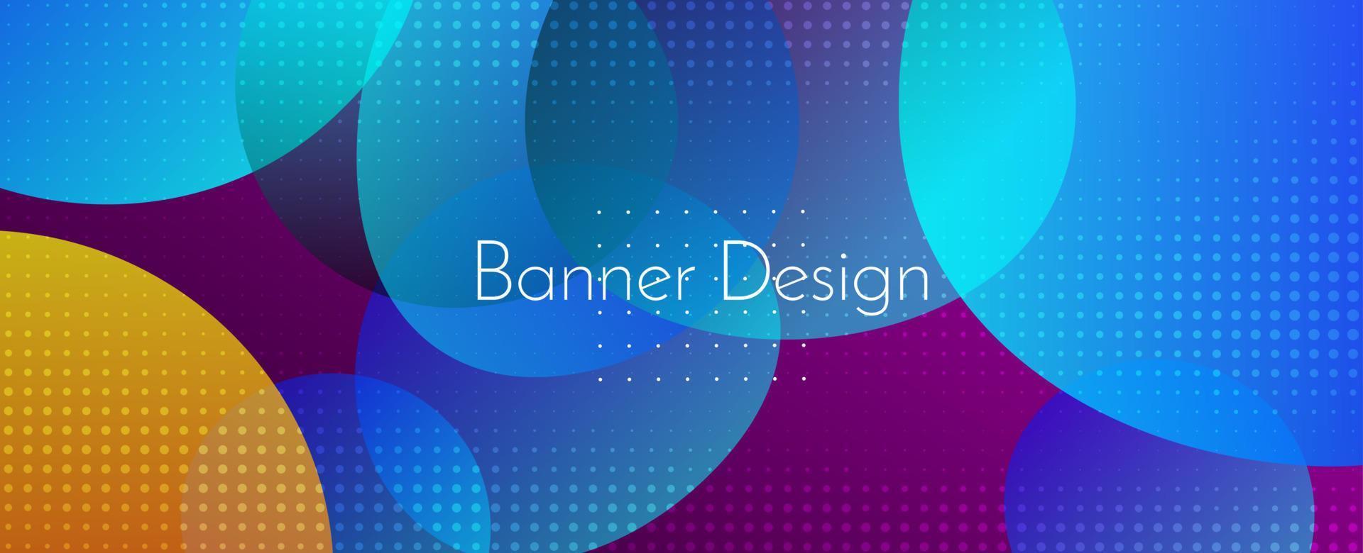 Fondo de patrón de banner de diseño decorativo moderno geométrico abstracto vector