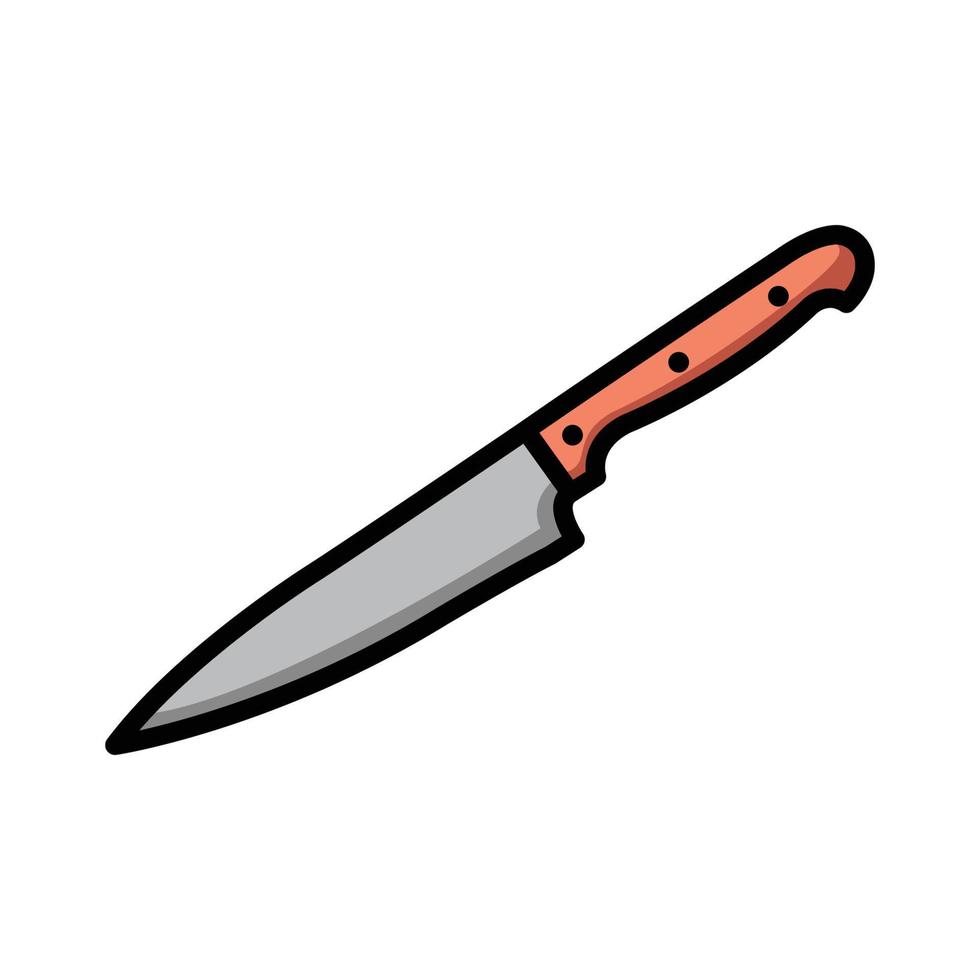 plantilla de diseño de vector de icono de cuchillo