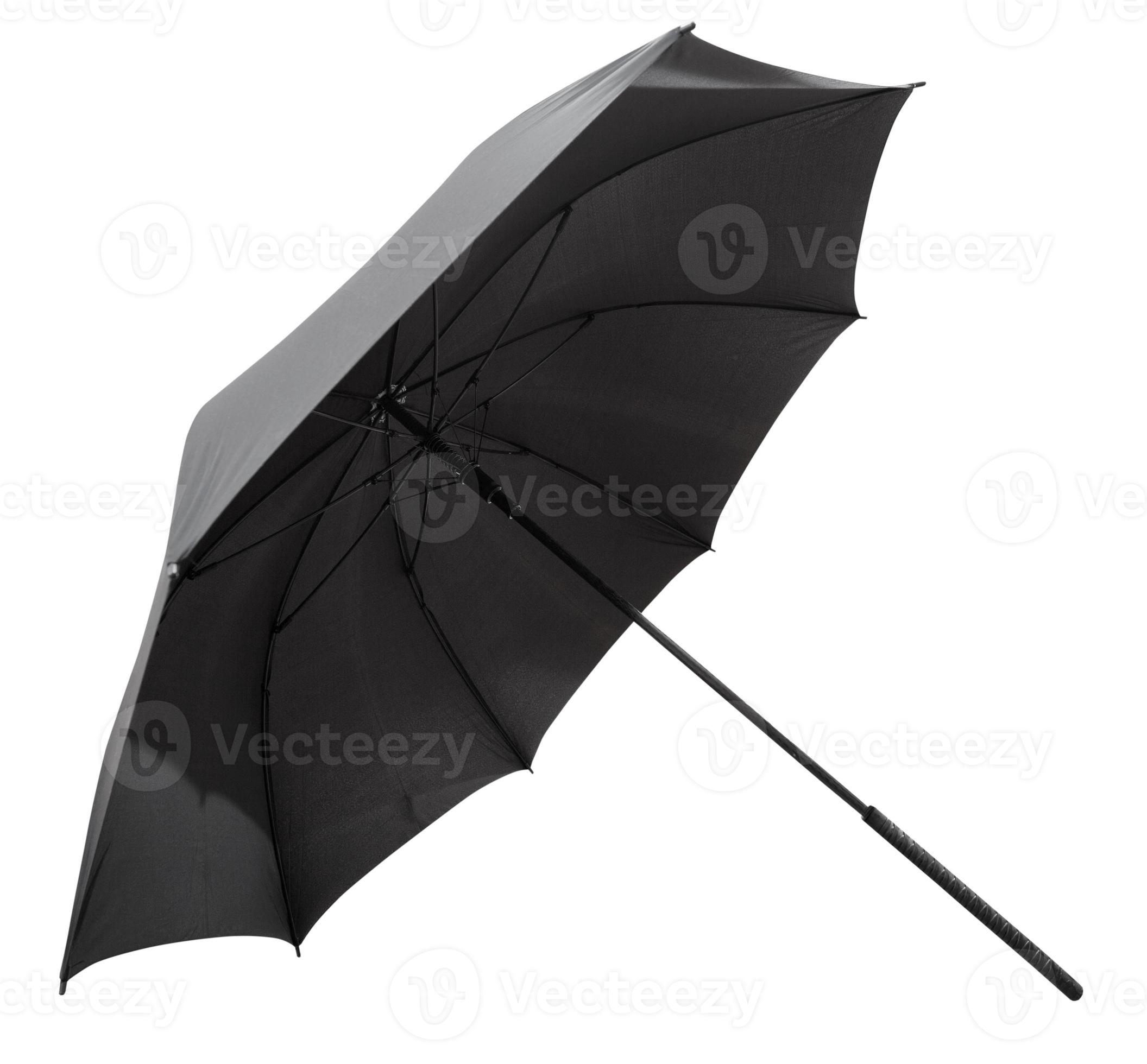 rear view of open black umbrella 11462297 Stock Photo at Vecteezy