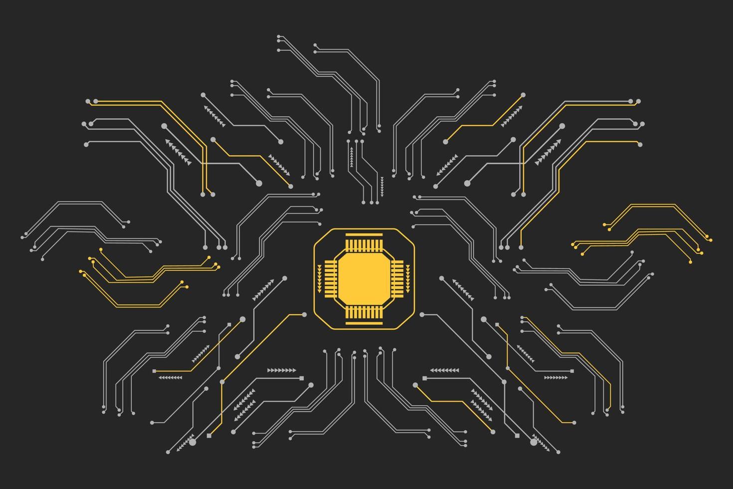 Artificial Intelligence imagery vector