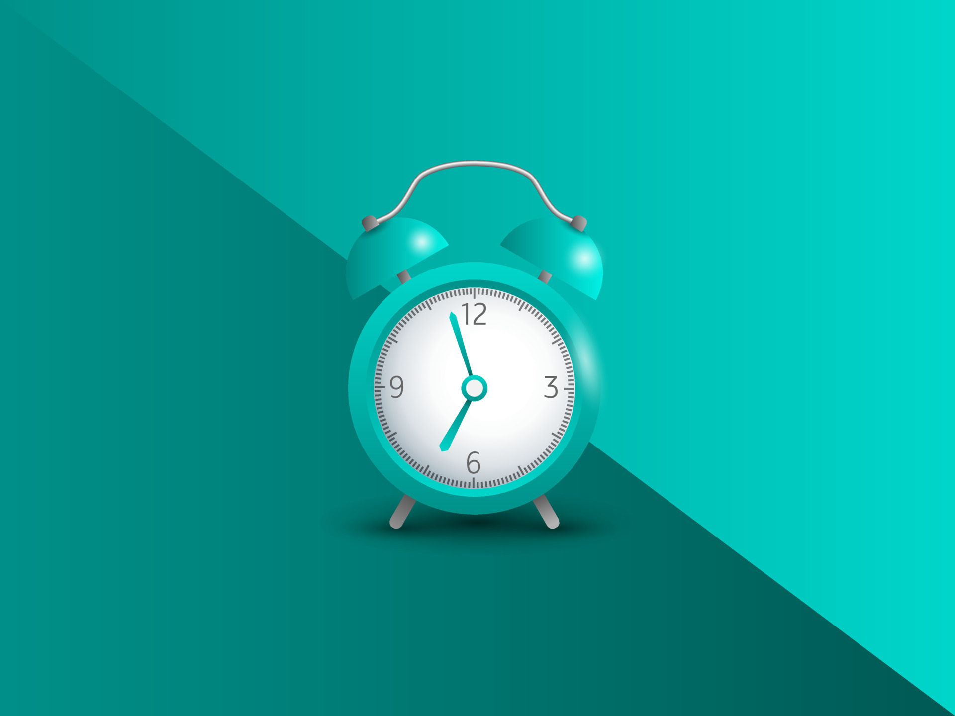 Alarm clock day to night concept 11462378 Vector Art at Vecteezy