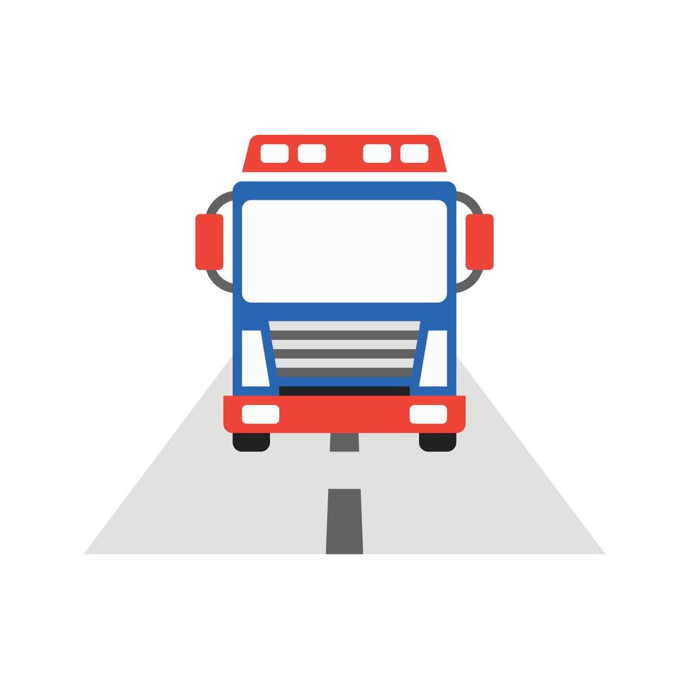 icono de transporte de camiones vector