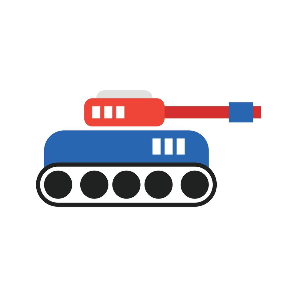 icono de transporte de tanques vector