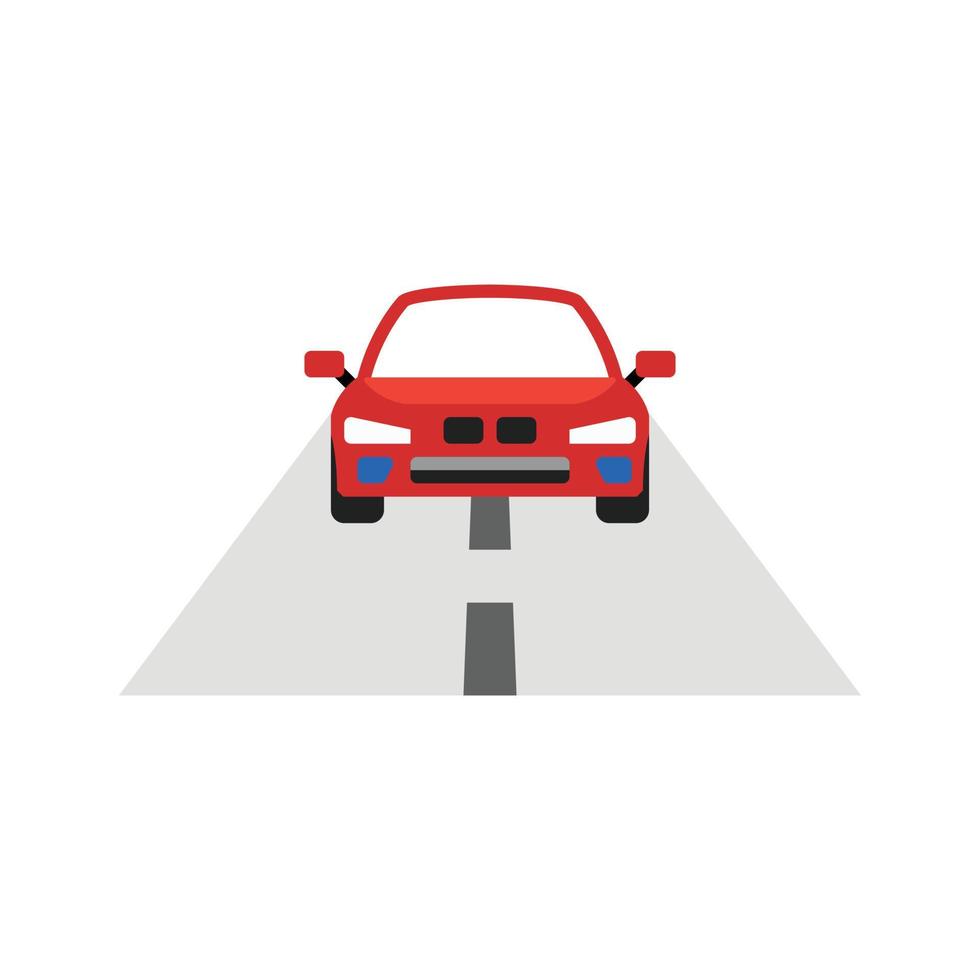 icono de transporte de coche vector