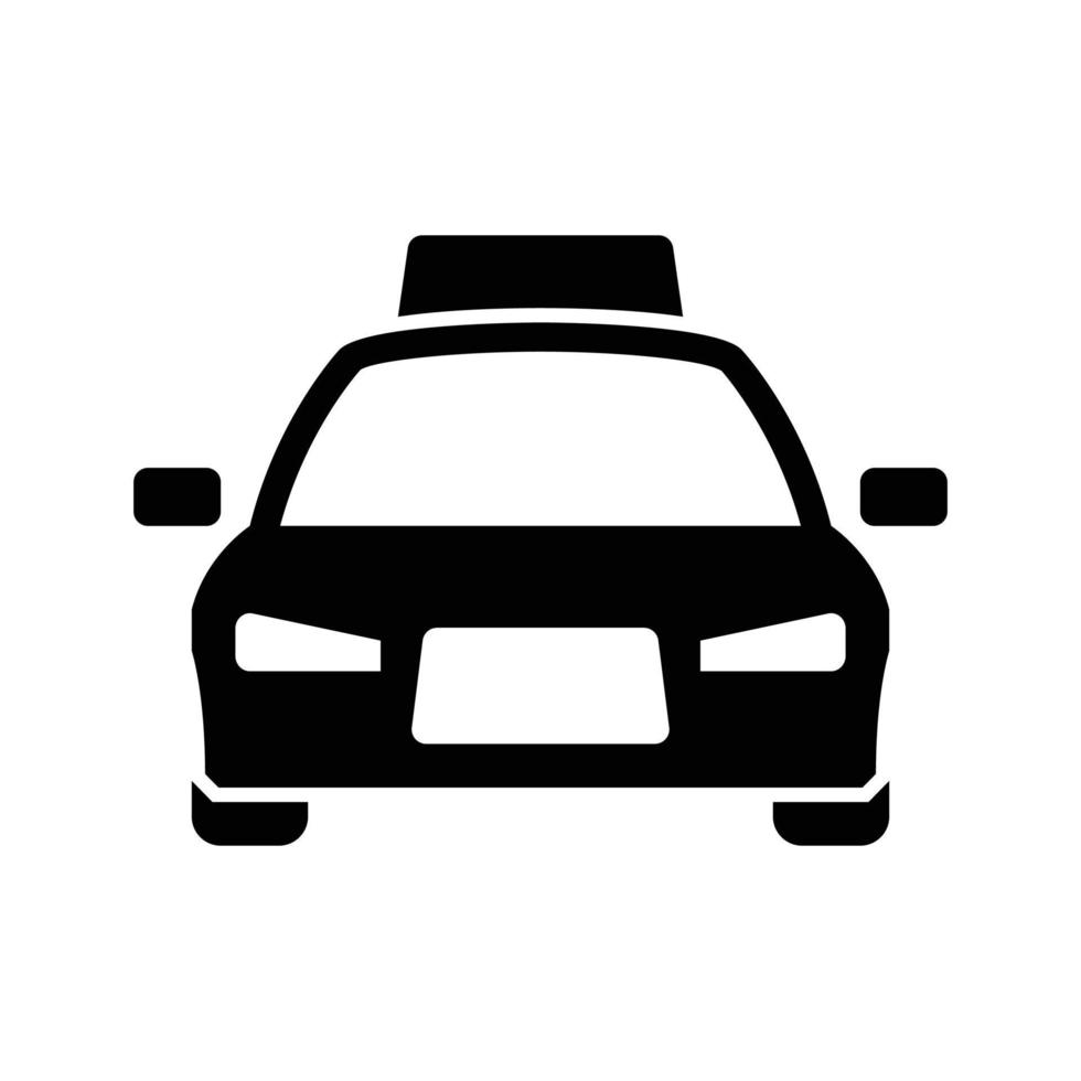 Taxi Cab Vector Icon