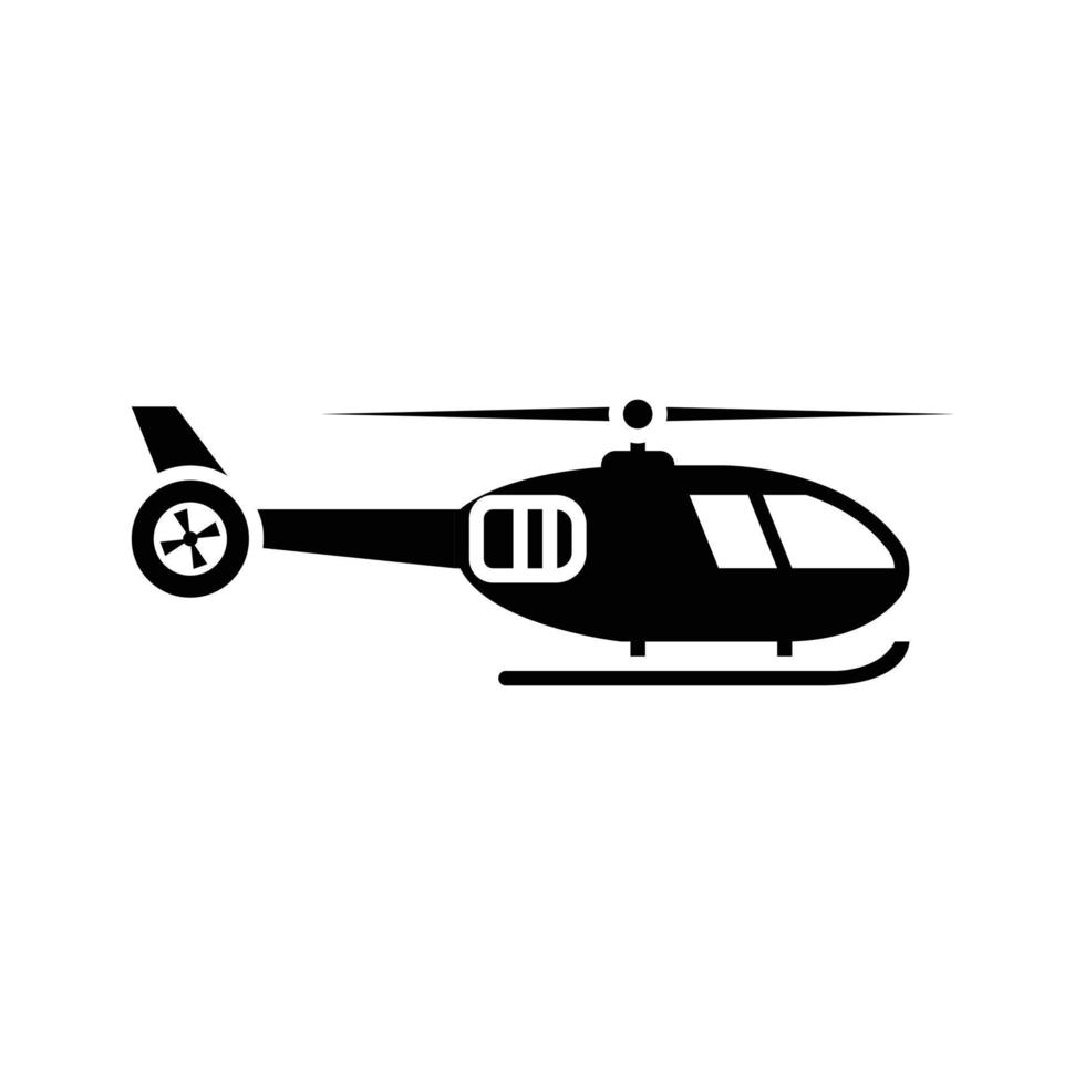 Helicopter Transportation Icon vector