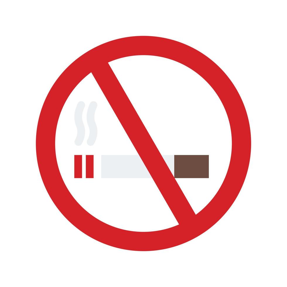 No Smoking Vector Icon