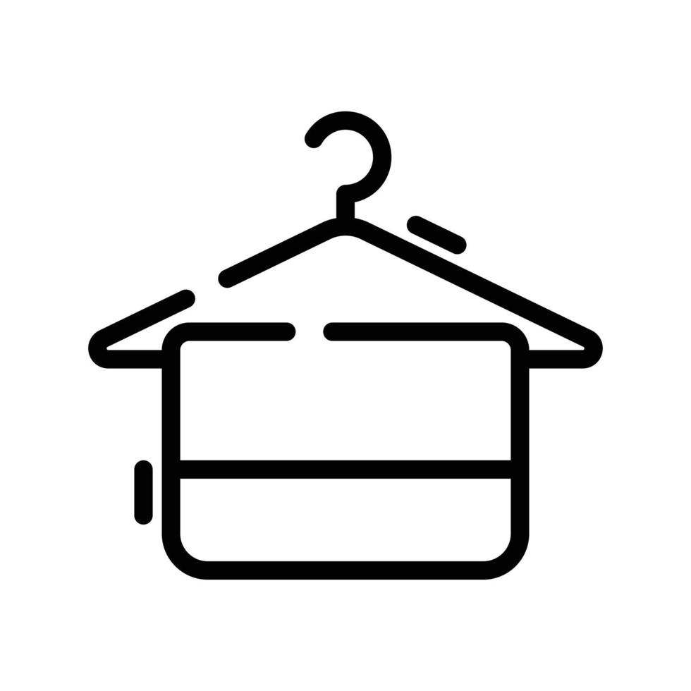Towel Hanger Vector Icon
