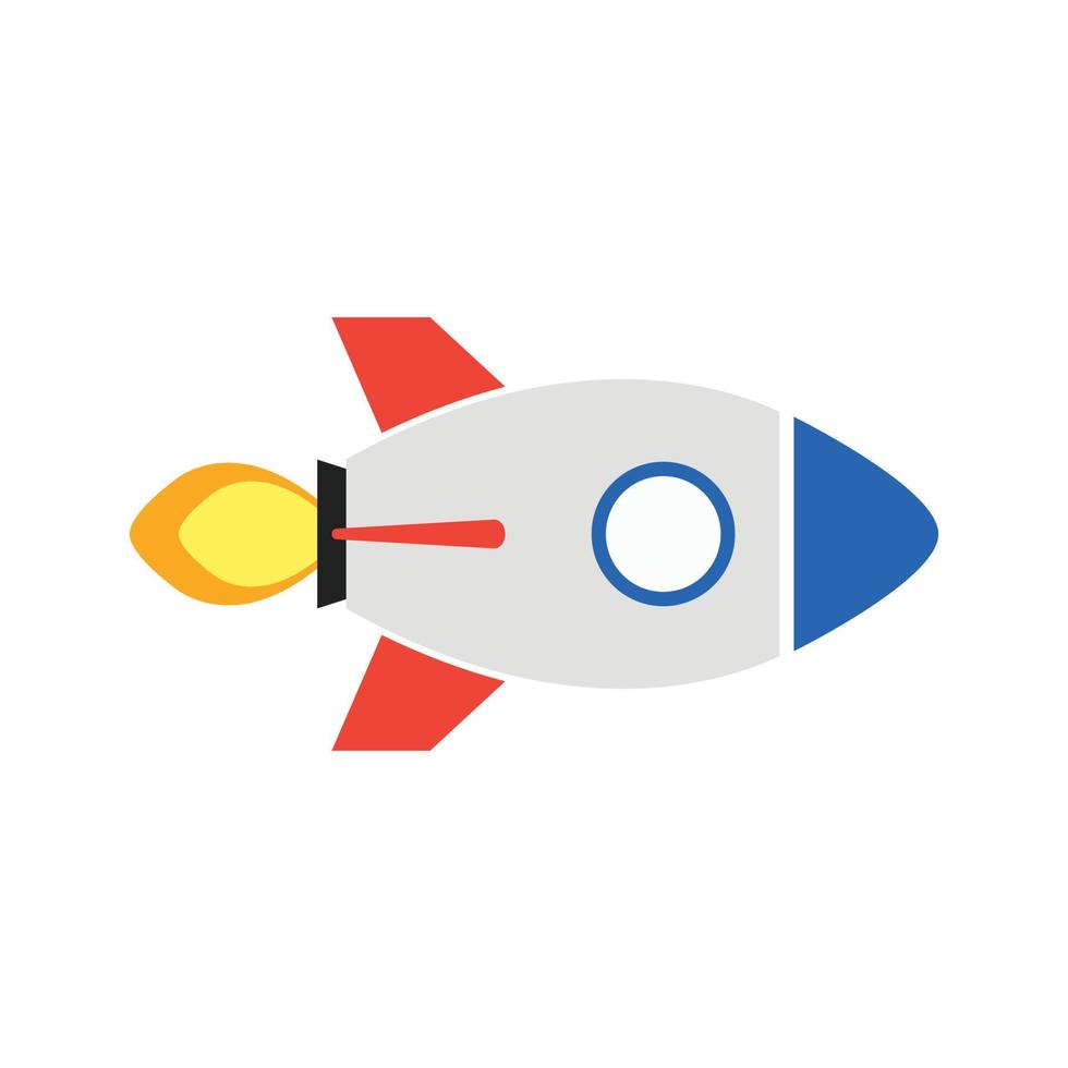 Rocket Transportation Icon vector