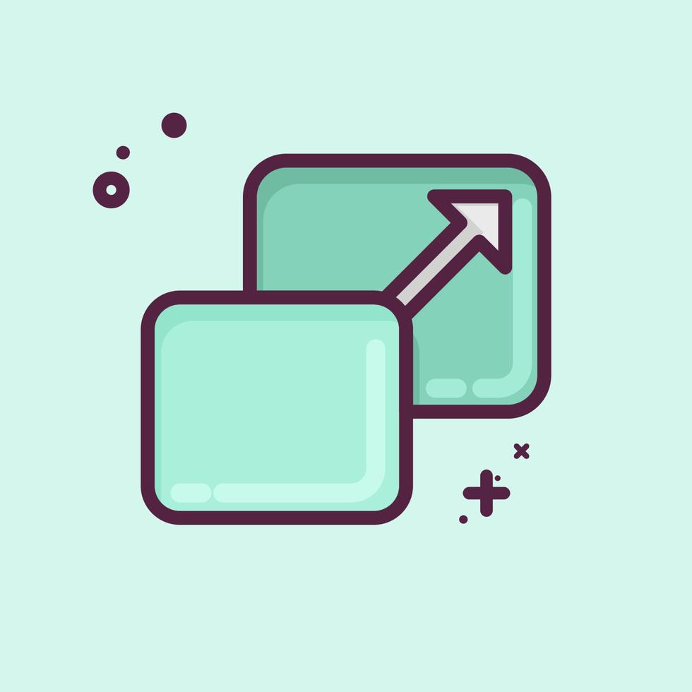 Icon Scale. related to Graphic Design Tools symbol. MBE style. simple design editable. simple illustration. simple vector icons