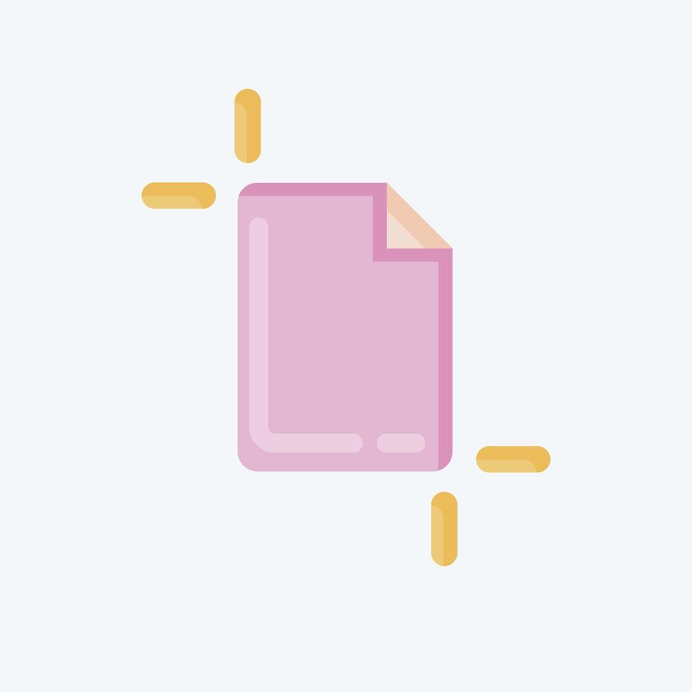 icono de mesa de trabajo. relacionado con el símbolo de herramientas de diseño gráfico. estilo plano diseño simple editable. ilustración sencilla. iconos vectoriales simples vector