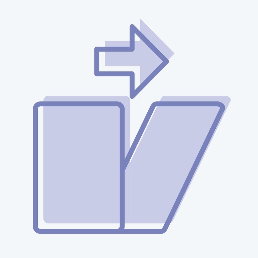 Icon Distortion. related to Graphic Design Tools symbol. two tone style. simple design editable. simple illustration. simple vector icons