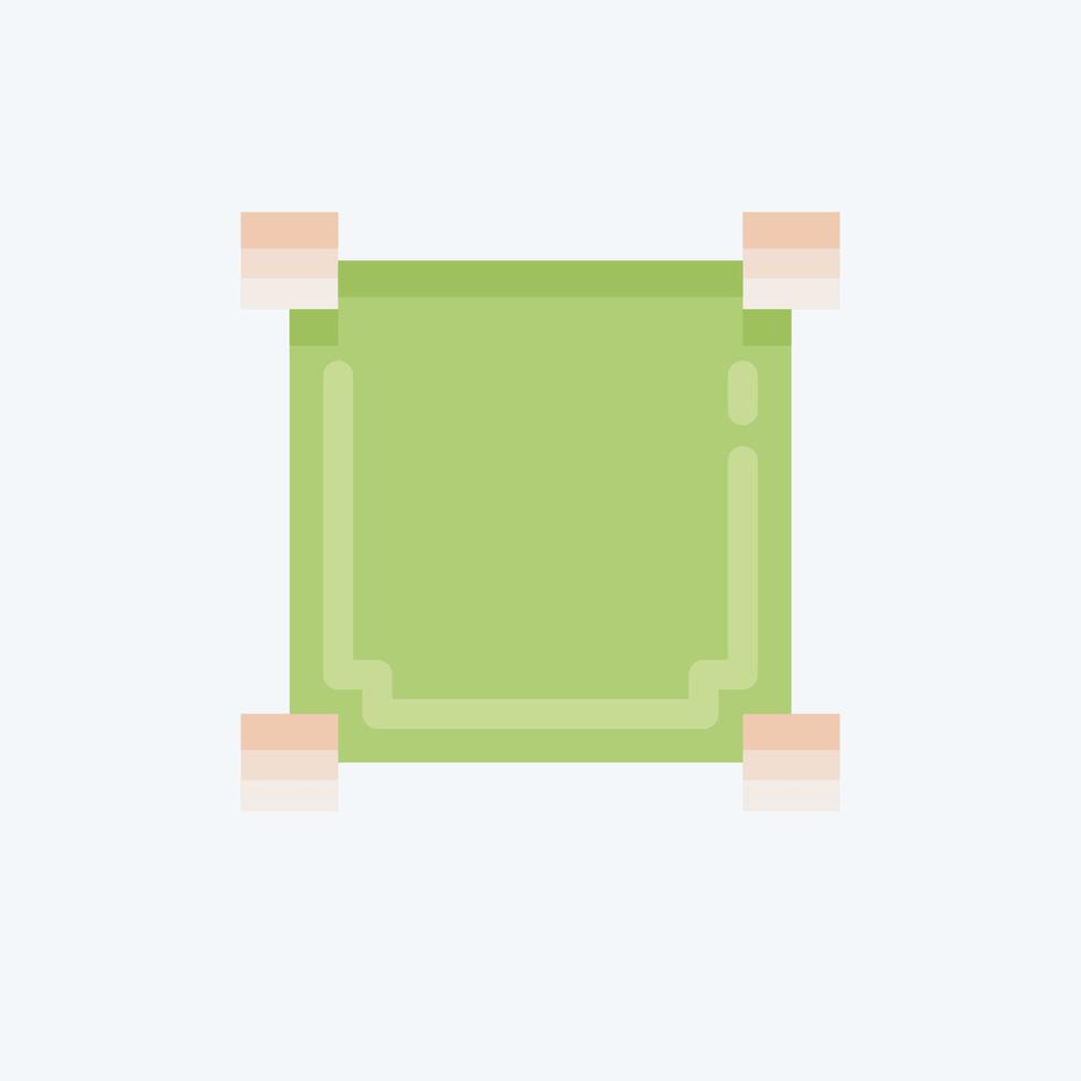 Icon Draw Square. related to Graphic Design Tools symbol. flat style. simple design editable. simple illustration. simple vector icons
