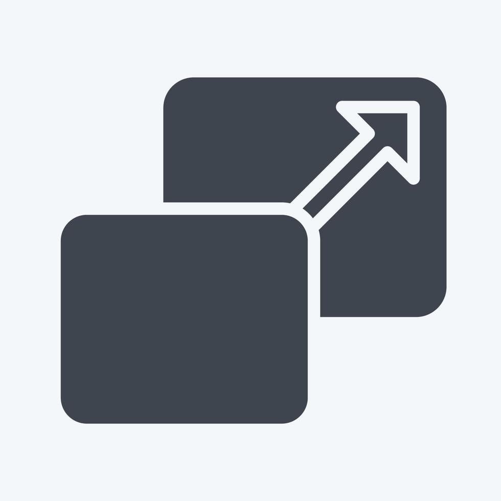 Icon Scale. related to Graphic Design Tools symbol. glyph style. simple design editable. simple illustration. simple vector icons