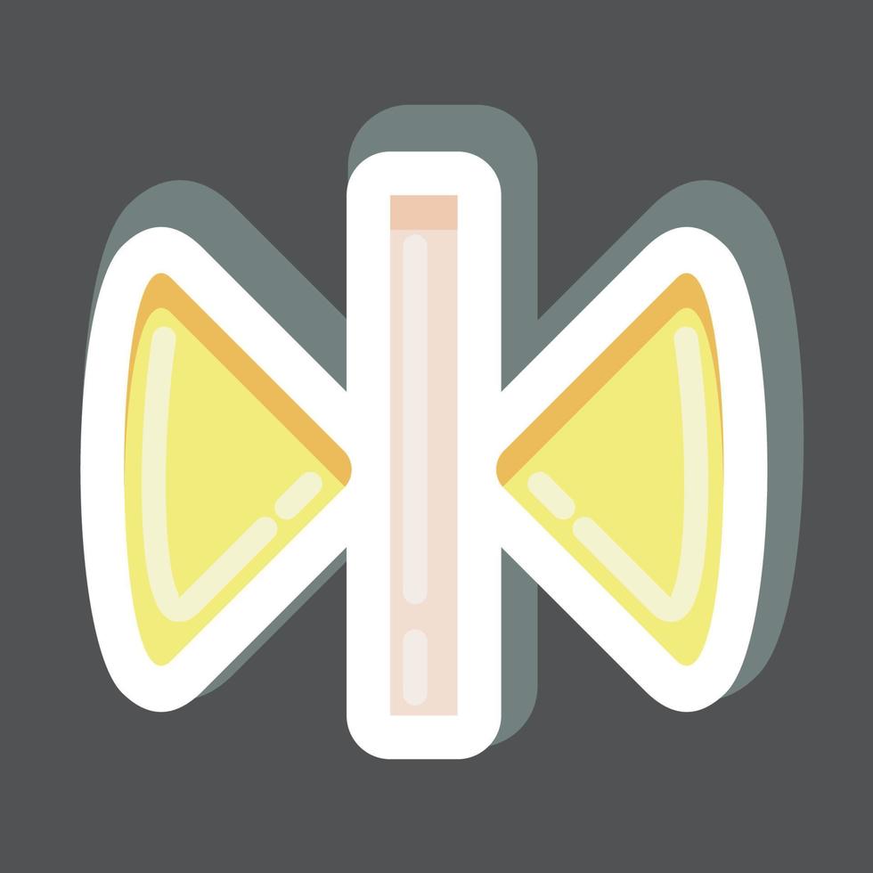 Sticker Reflect. related to Graphic Design Tools symbol. simple design editable. simple illustration. simple vector