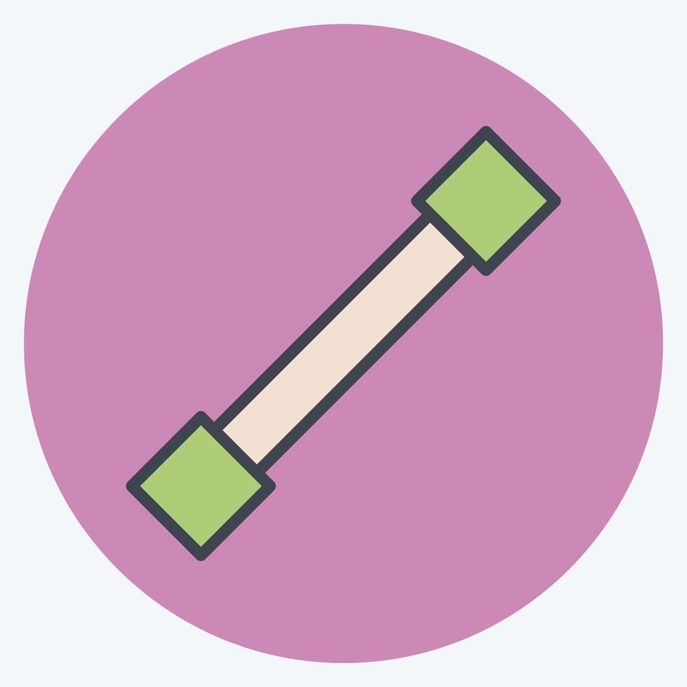 Icon Draw Line. related to Graphic Design Tools symbol. color mate style. simple design editable. simple illustration. simple vector icons