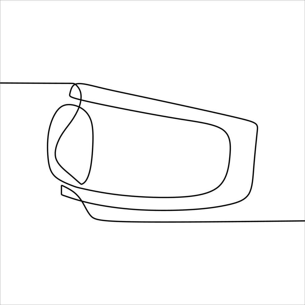 continuous line drawing of ring vector