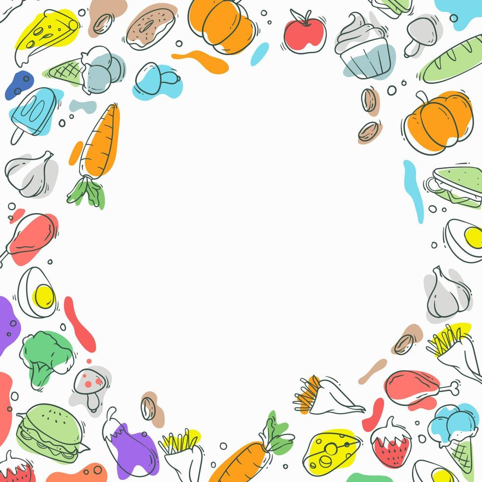 World Food Day Background vector