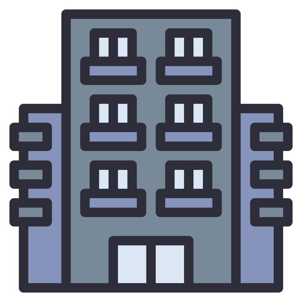 apartment line icon vector , home