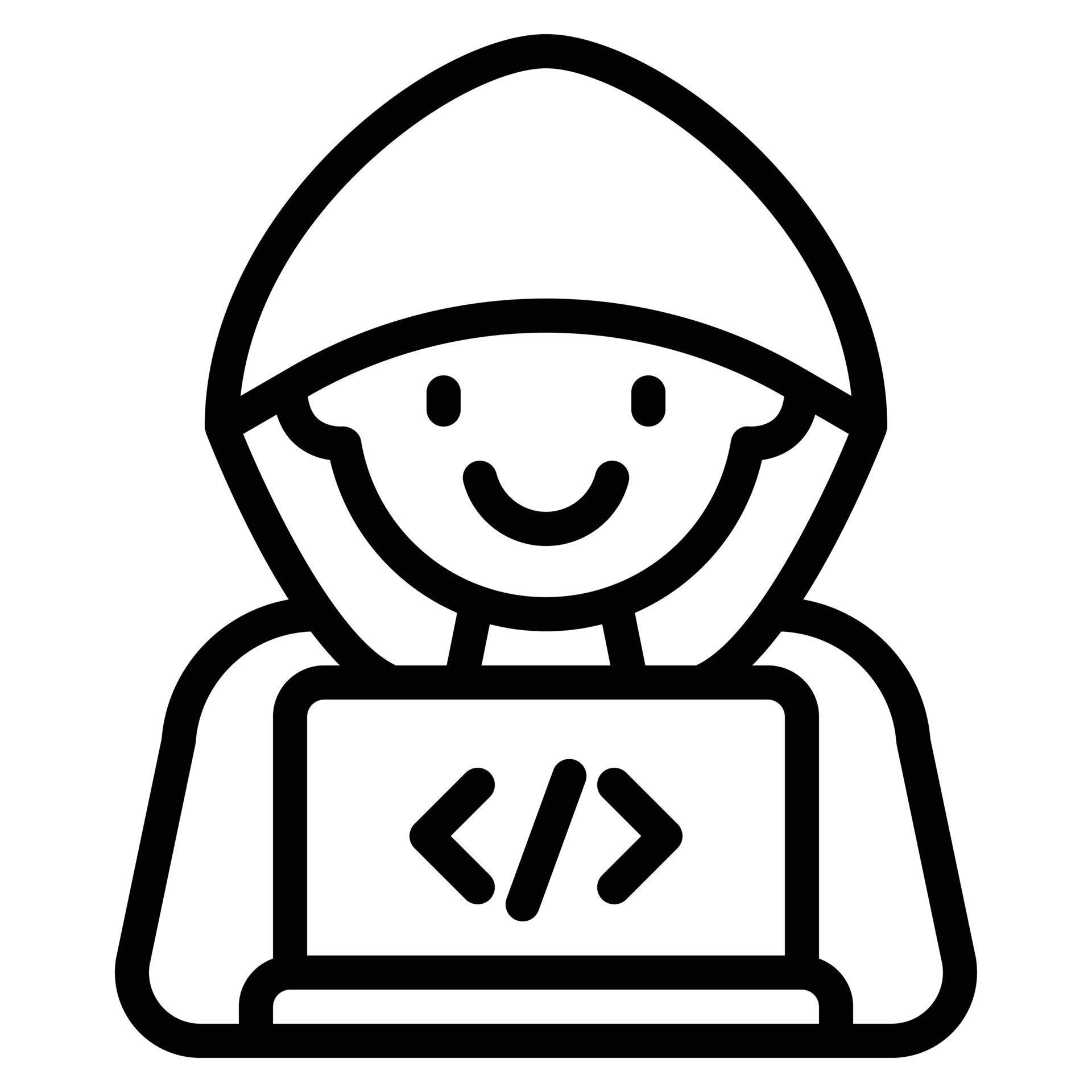 programmer icon line vector illustration 11464285 Vector Art at Vecteezy