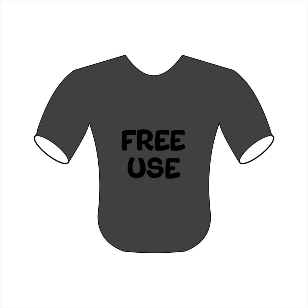 Free T-Shirt Simple Design vector