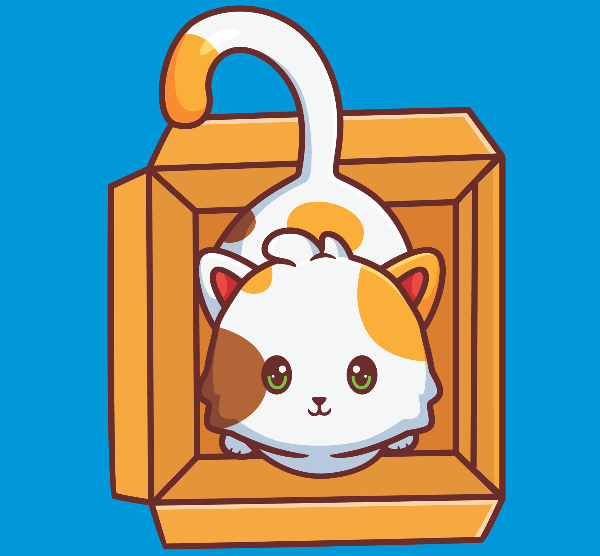 Cute Cat Icon.- Vector Graphic by Hoeda80 · Creative Fabrica