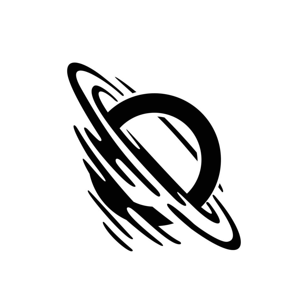 icono de logotipo de letra o vector con efecto de agua