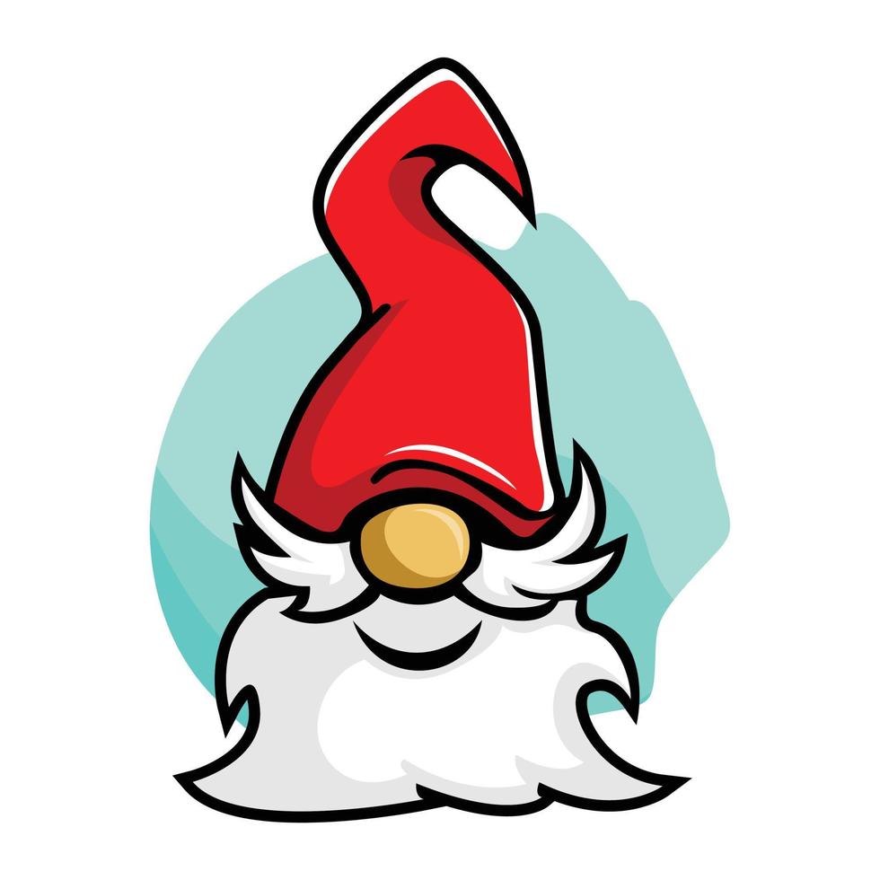 gnome vector cartoon icon illustration