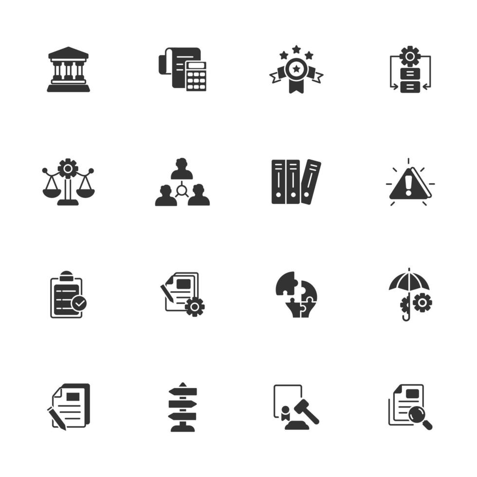 compliance icons set . compliance pack symbol vector elements for infographic web