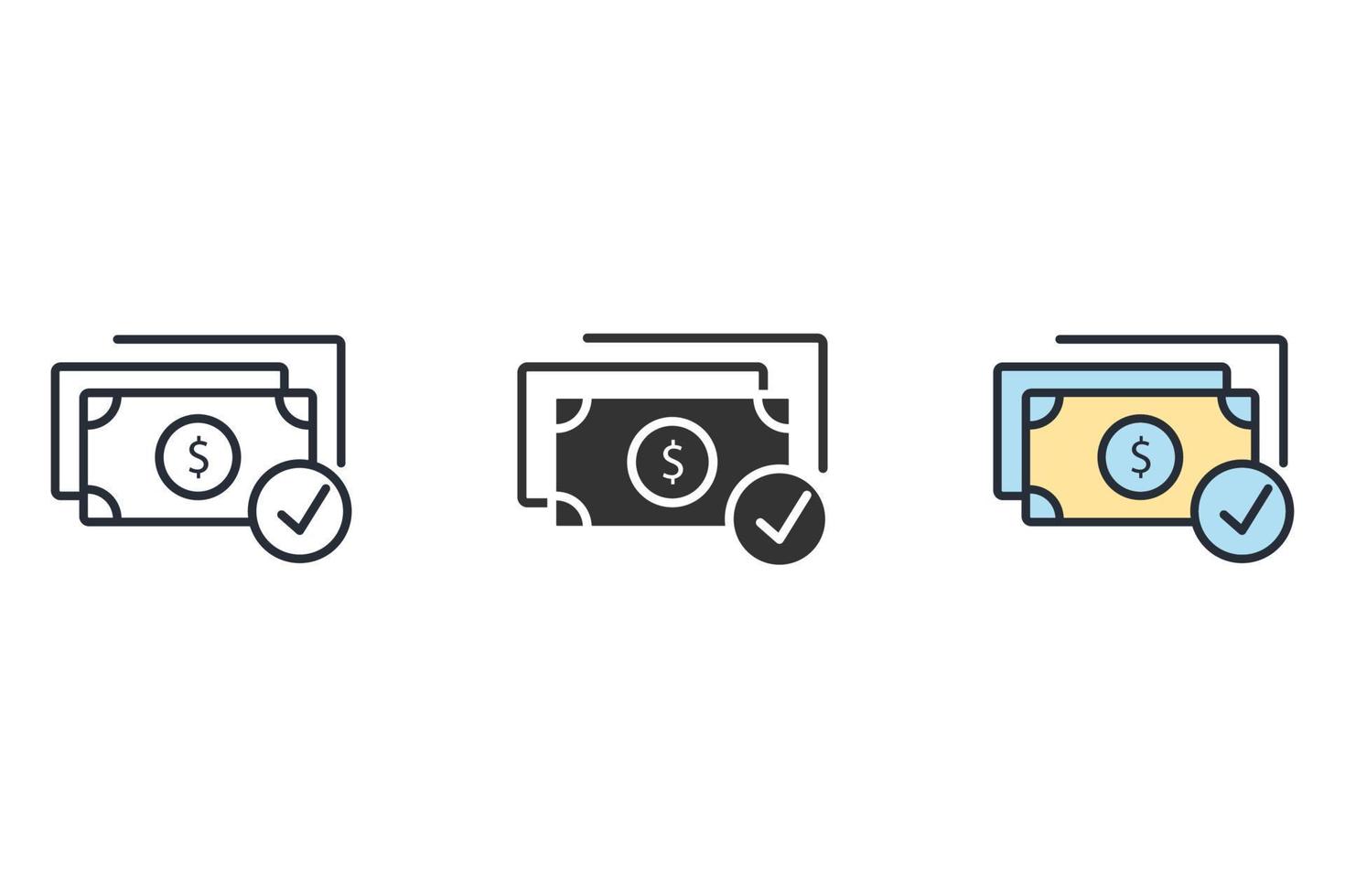 financial ethics icons  symbol vector elements for infographic web