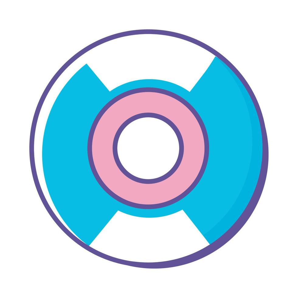 compact disk 90s modern style vector