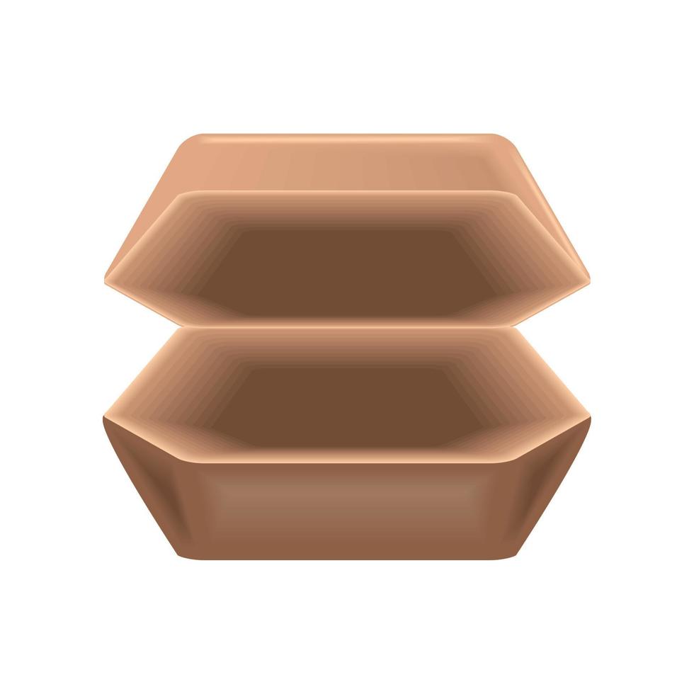 brown eco package vector