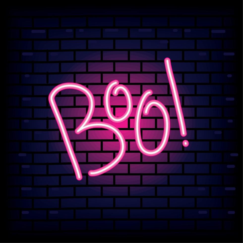 neon halloween boo vector