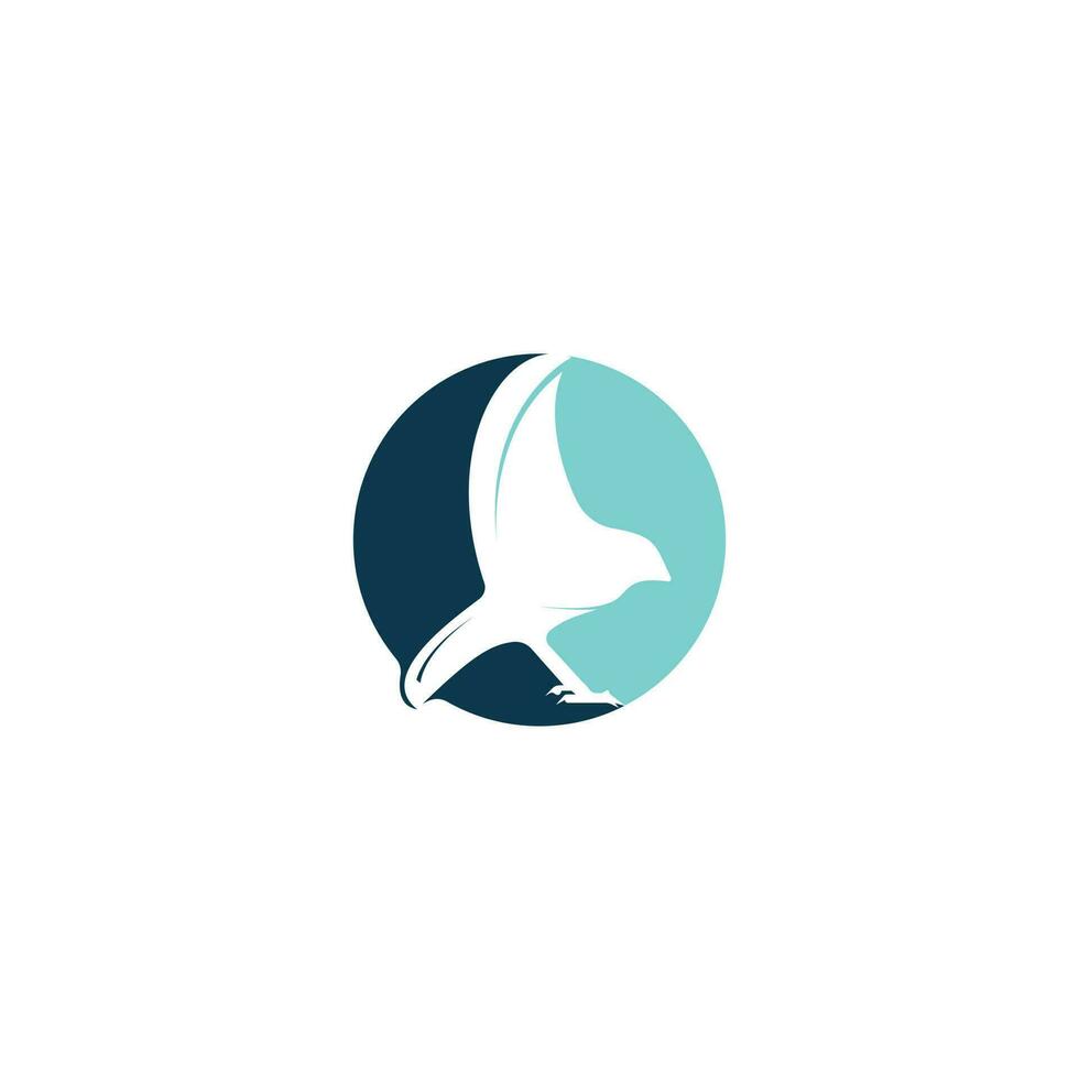 Bird vector logo design template.