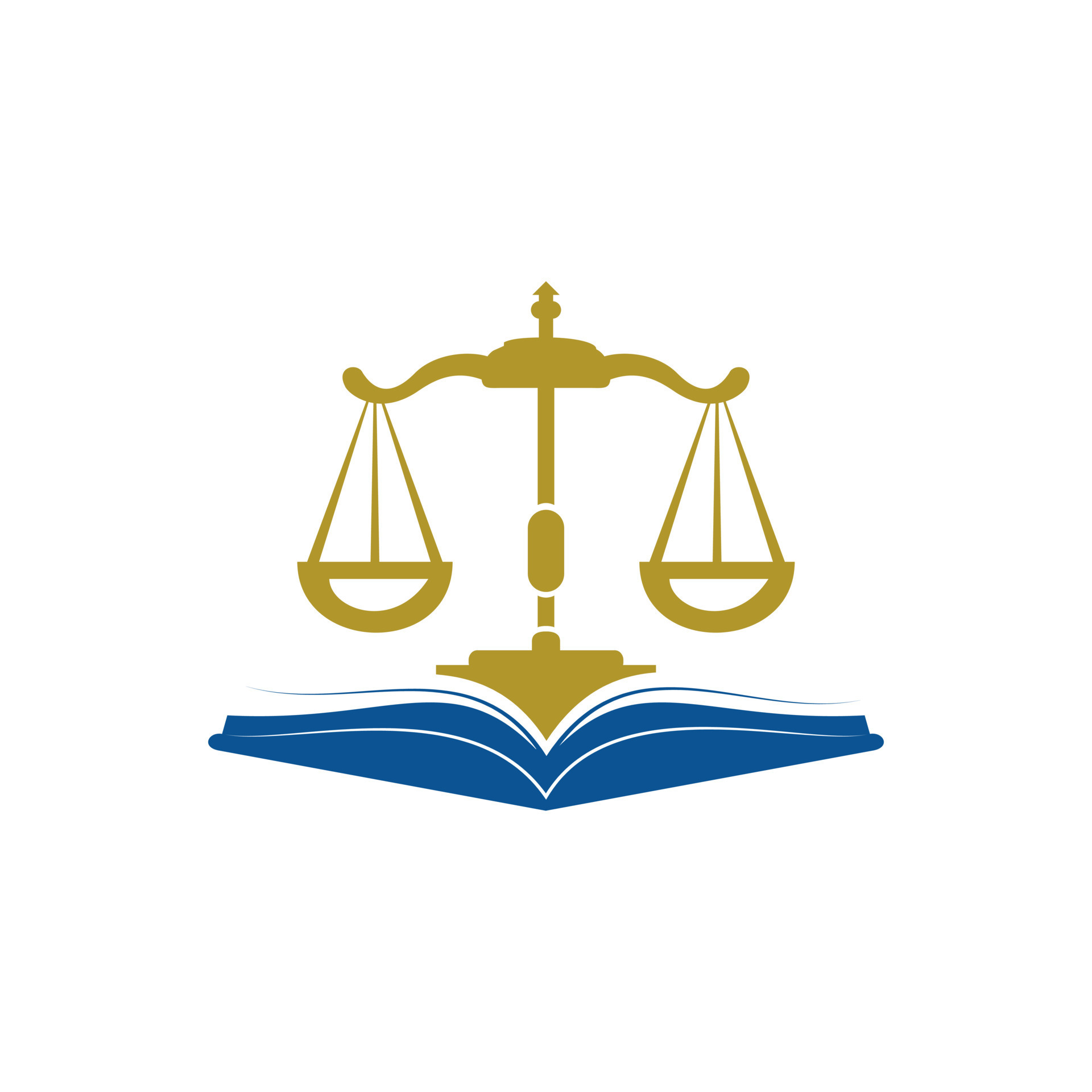 Law education logo design. Vector Libra and open book logo combination. 11468270 Vector Art at