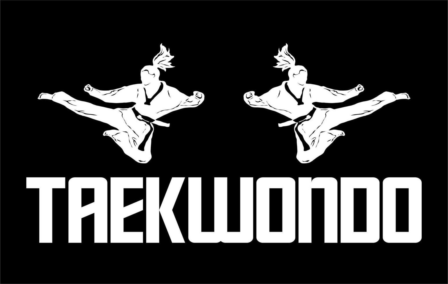 vector de logotipo de taekwondo