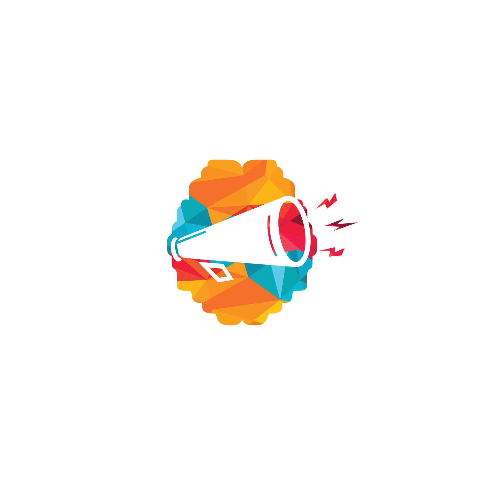 Megaphone and brain logo design. Advertisement ideas concept. 11468459