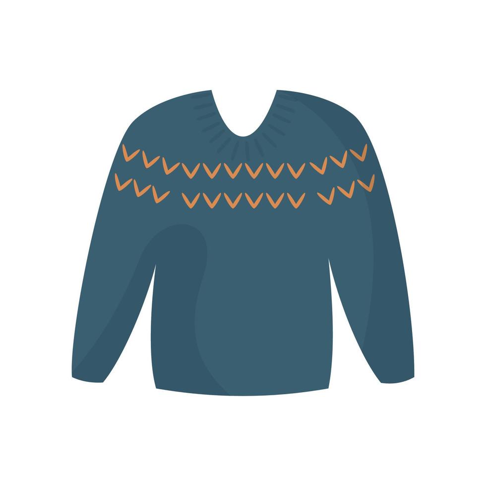 sweater with ornament vector