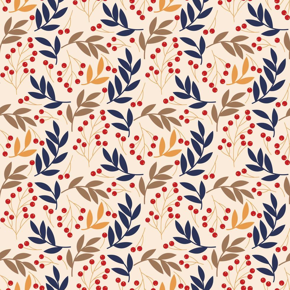 floral seamless pattern vector