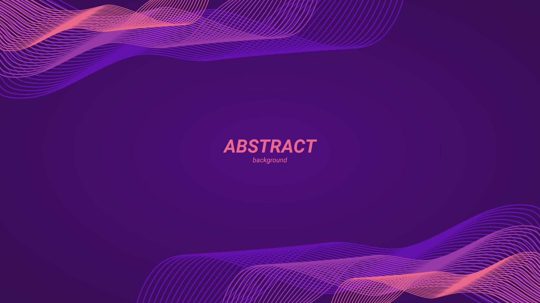 abstract purple background with wave minimalist elegant design vector