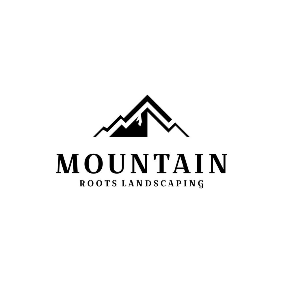 Highland WithRoof Logo Vector Business