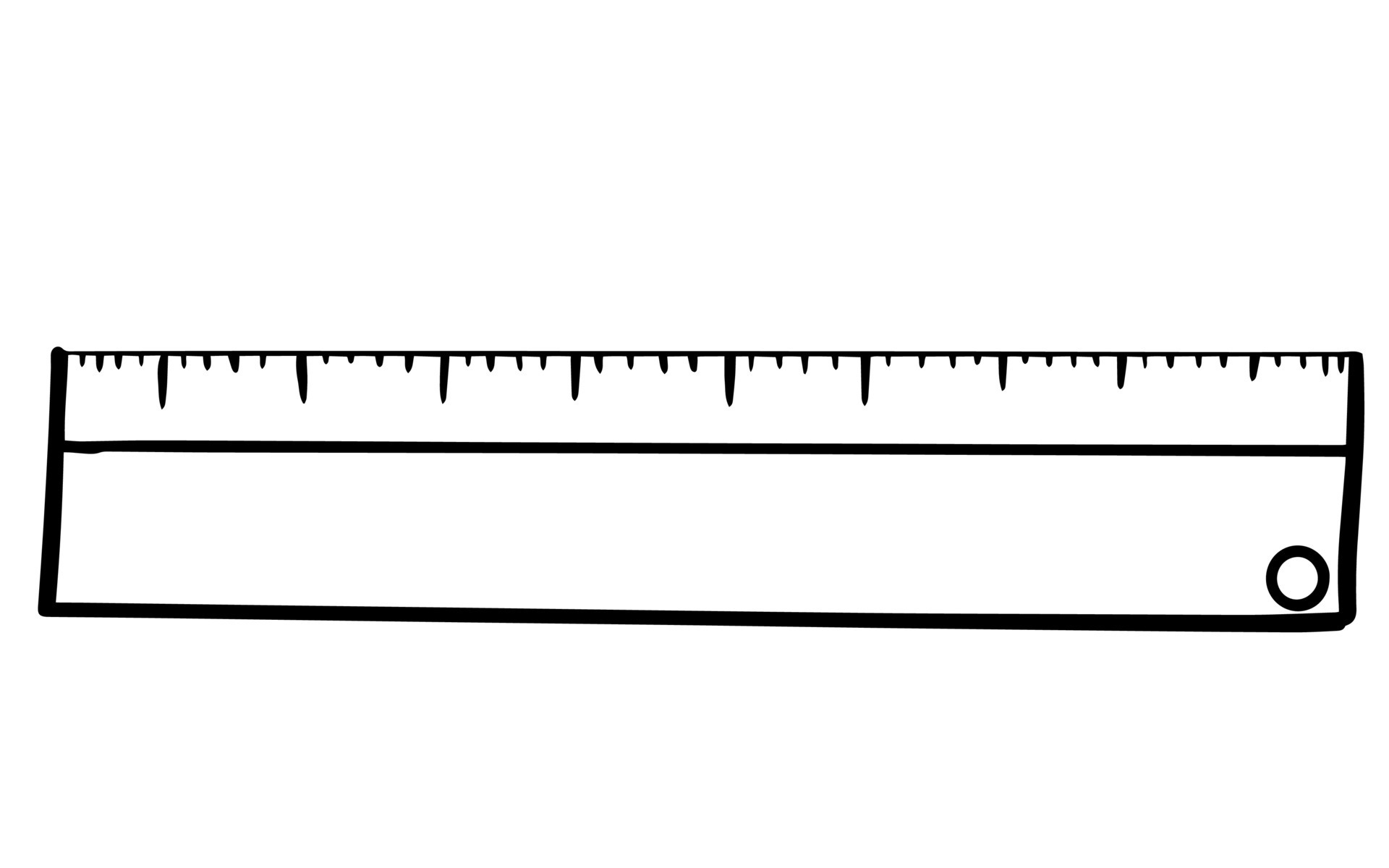 ruler clip art black and white