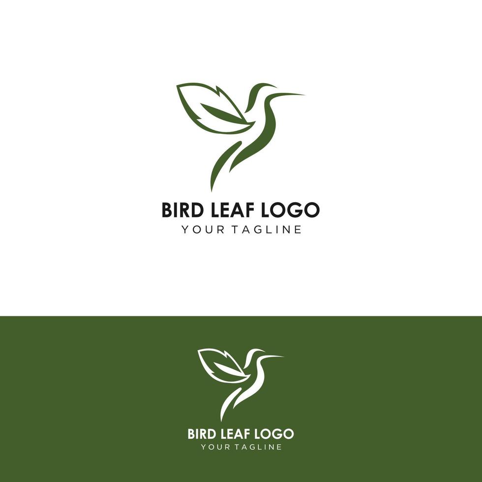 bird logo template, Abstract animal flying icon design vector