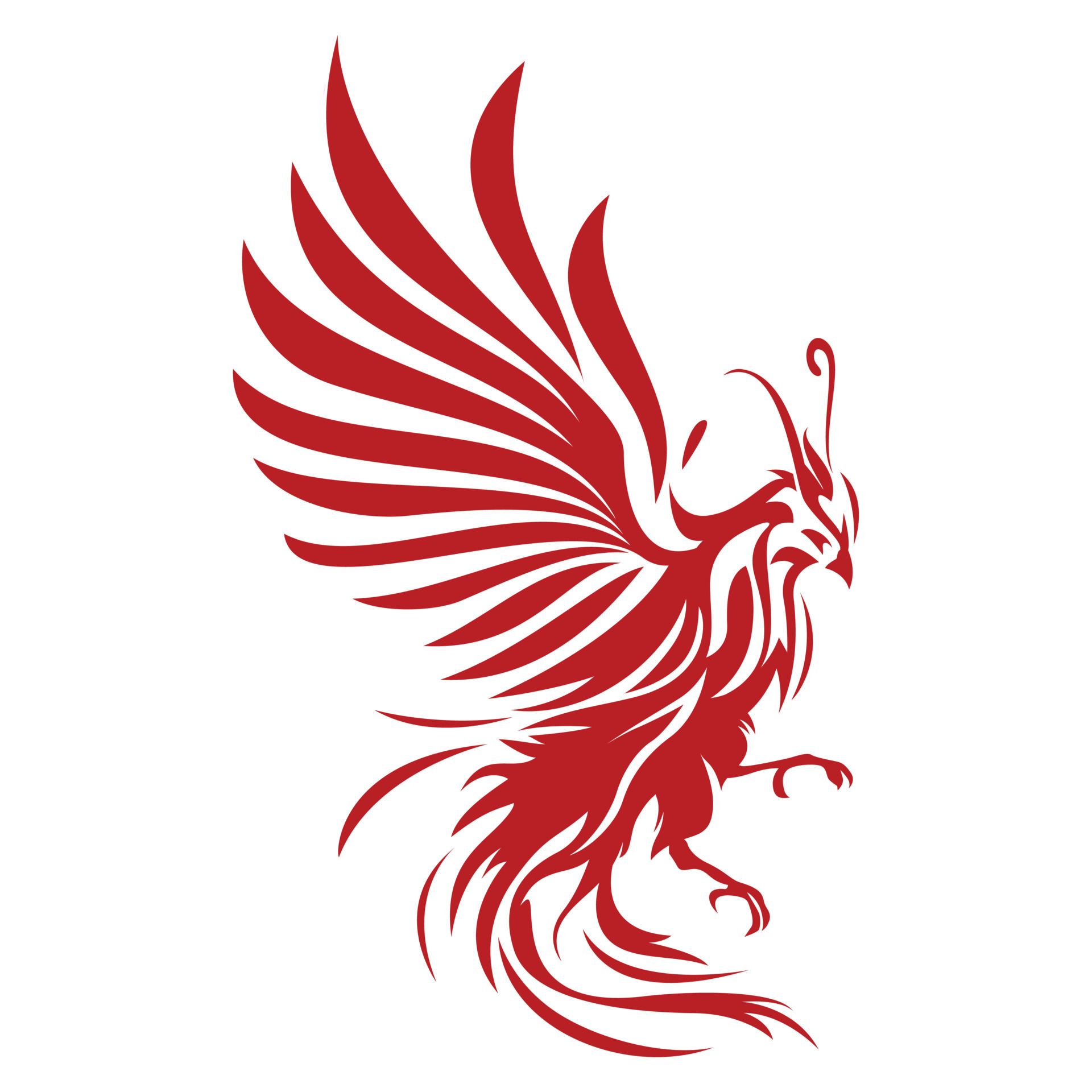 Phoenix bird vector logo illustration 11469922 Vector Art at Vecteezy