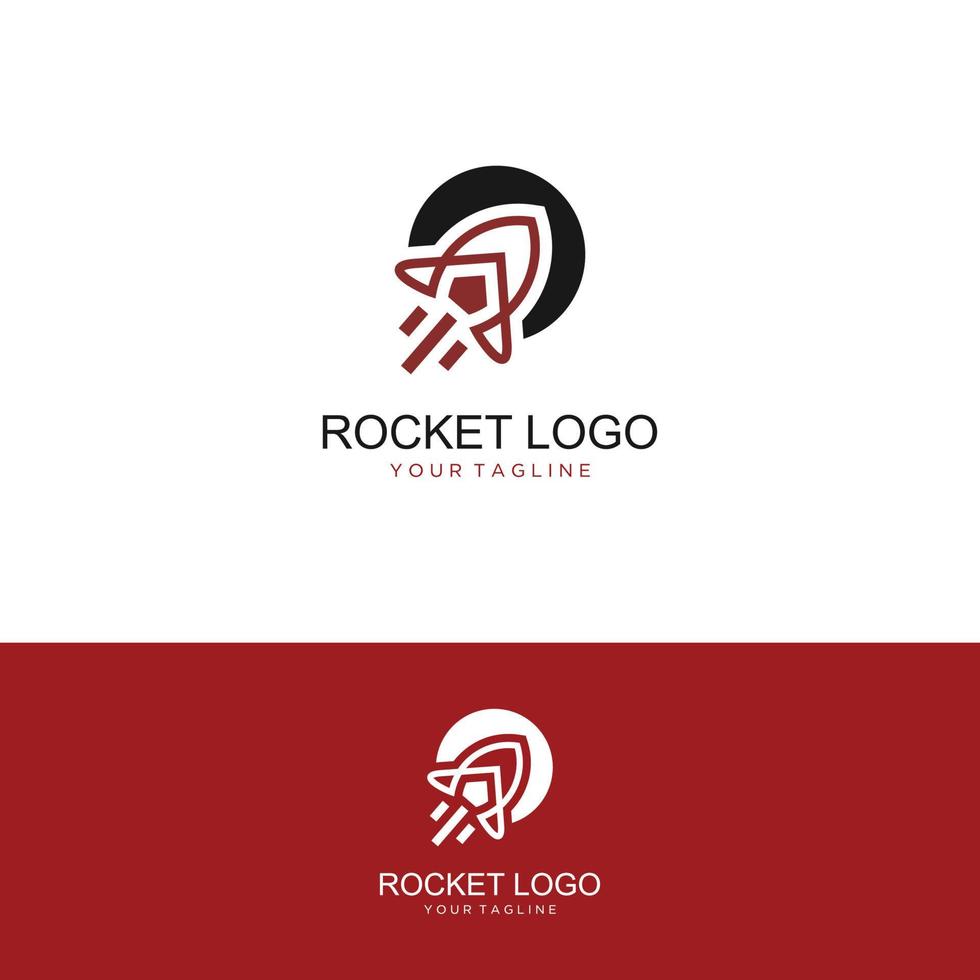 Rocket logo available in vector