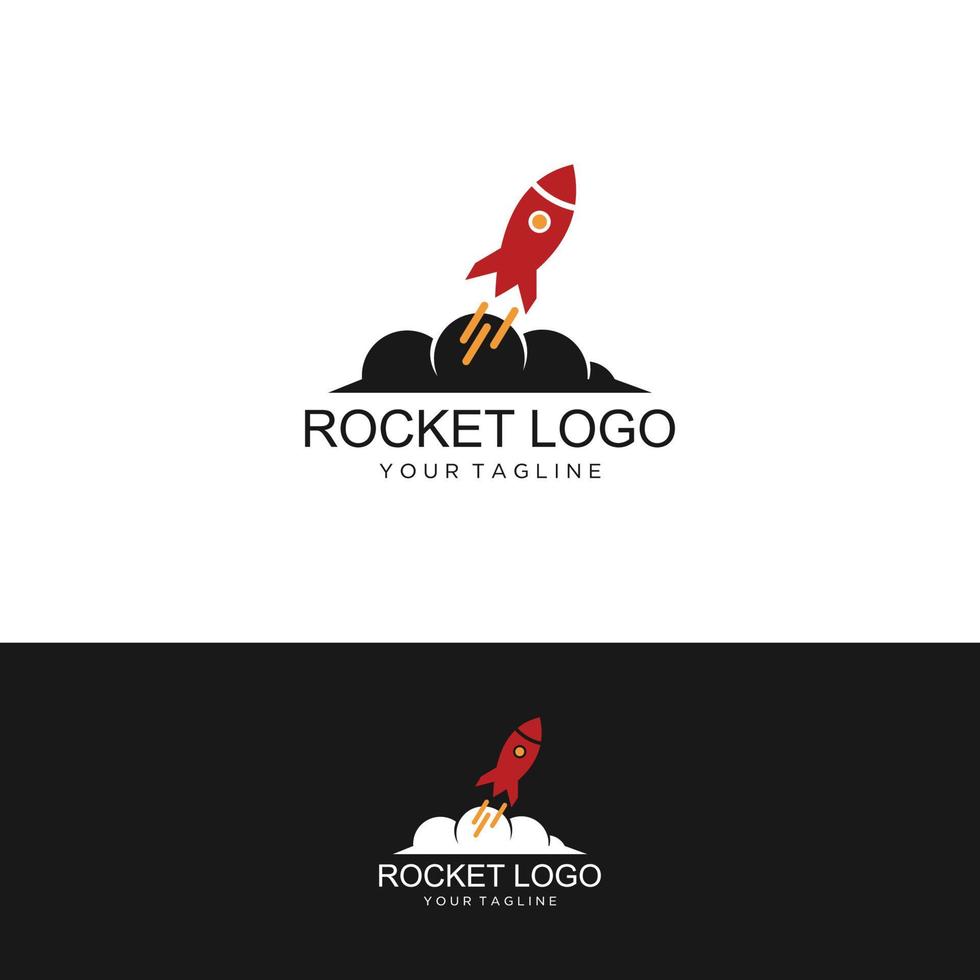 Rocket logo available in vector