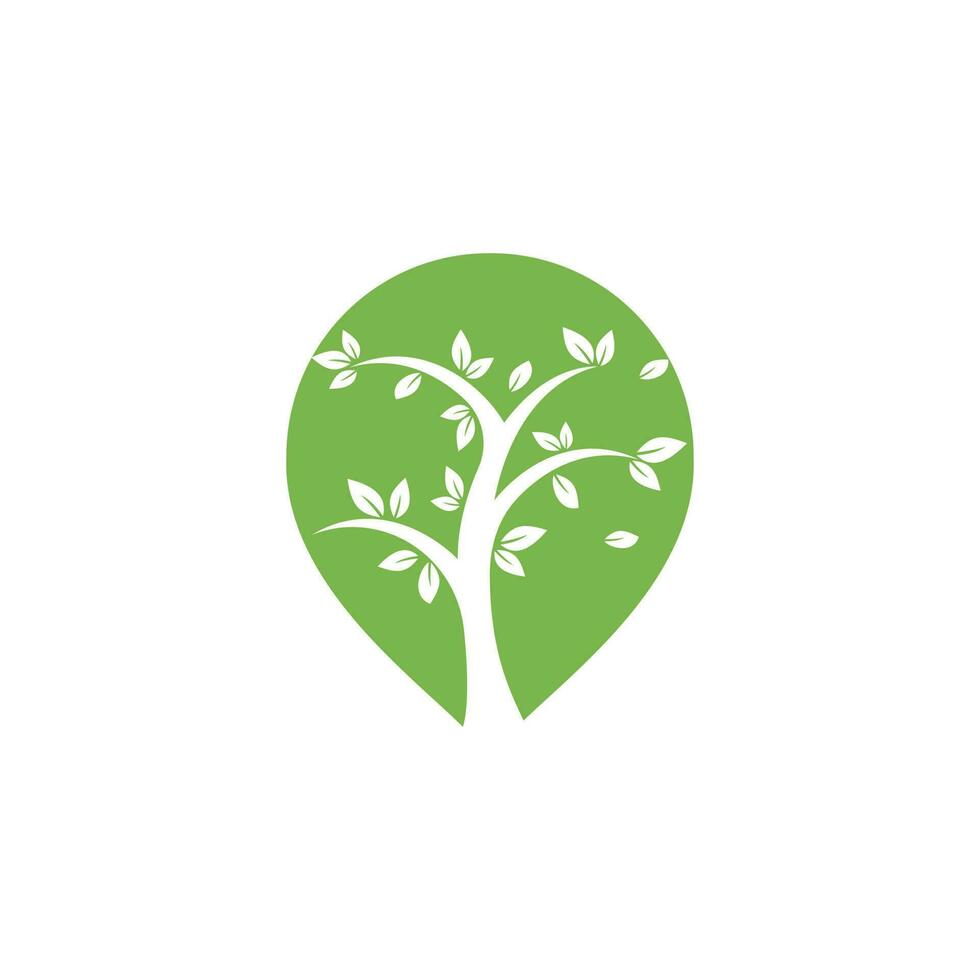GPS garden vector logo design. GPS icon. Navigation vector logo. Navigation vector icon.